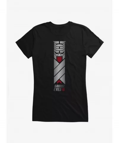 Hot Sale G.I. Joe Chrome Snake Banner Girls T-Shirt $9.56 T-Shirts