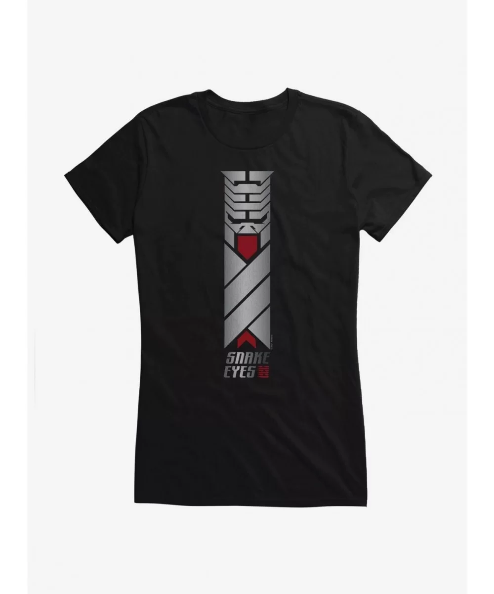 Hot Sale G.I. Joe Chrome Snake Banner Girls T-Shirt $9.56 T-Shirts