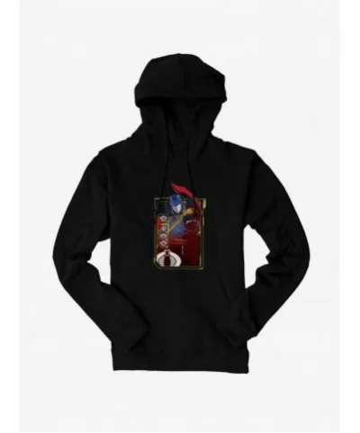 Hot Sale G.I. Joe Cobra Commander Scan Card Hoodie $16.16 Hoodies