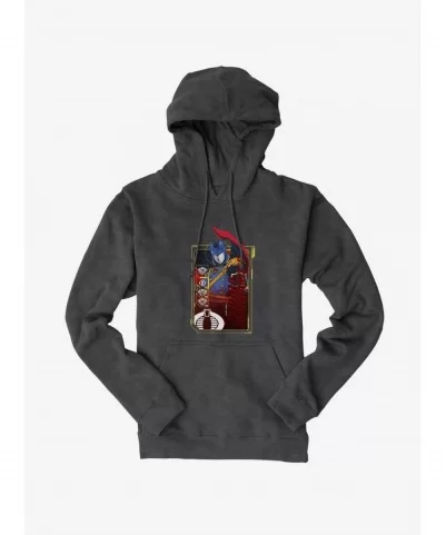 Hot Sale G.I. Joe Cobra Commander Scan Card Hoodie $16.16 Hoodies