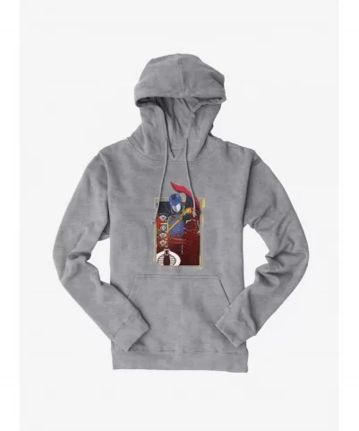 Hot Sale G.I. Joe Cobra Commander Scan Card Hoodie $16.16 Hoodies