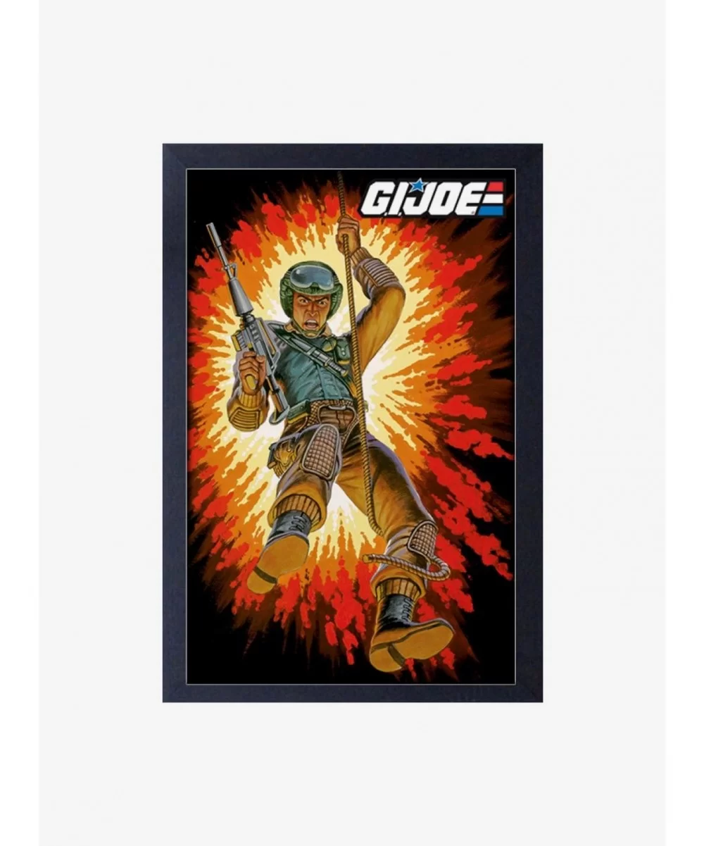 Special G.I. Joe Rappel Explosion Framed Wood Wall Art $12.45 Other Products